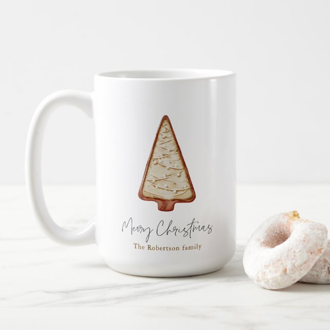 Mug Arbre à cookies de Noël (Avec donut)