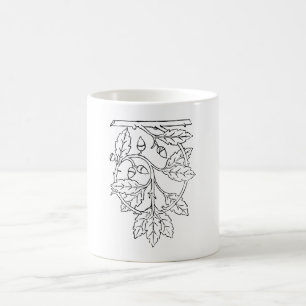 Mug arbre à feuilles de gland