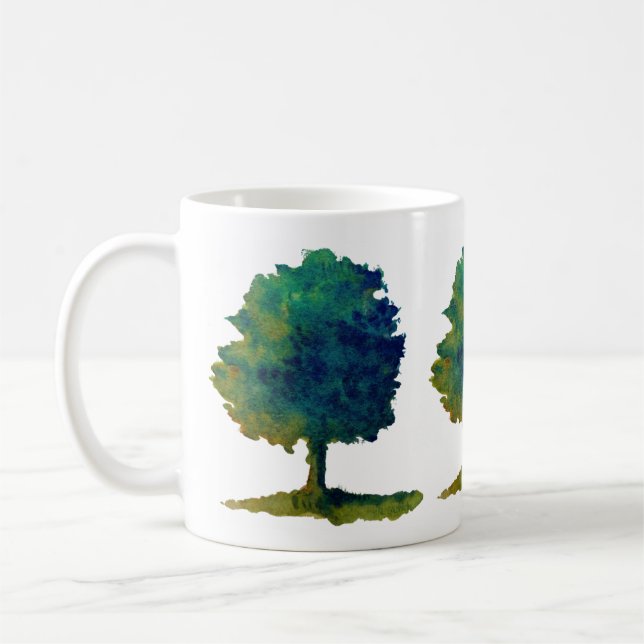 Mug Arbre à ombre verte (Gauche)