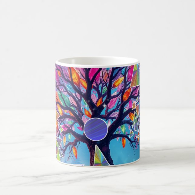 Mug Arbre Abstrait cristal (Centre)