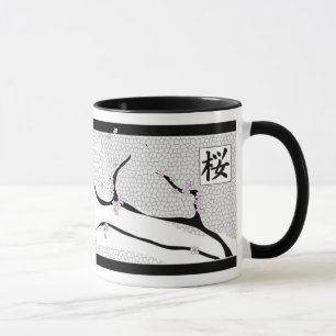 Mug Arbre blanc en fleurs de cerisiers