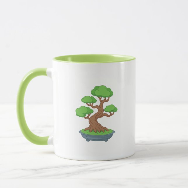 Mug Arbre Bonsaï Japonais Tordu (Gauche)
