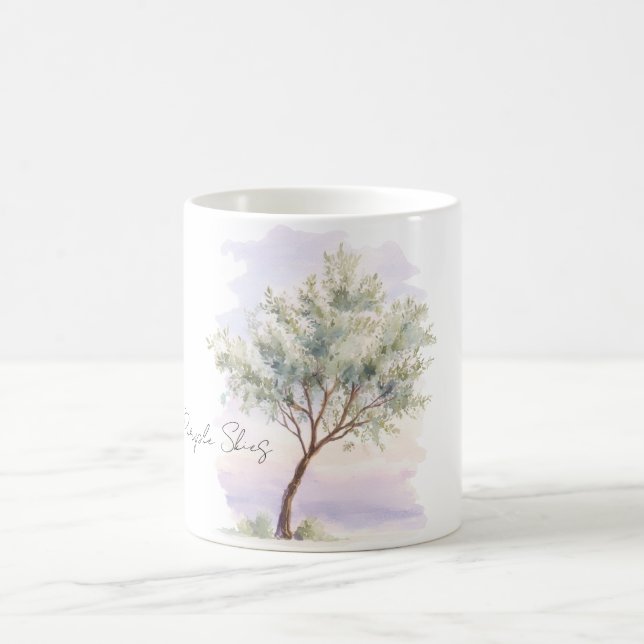 Mug Arbre Cieux Violets (Centre)