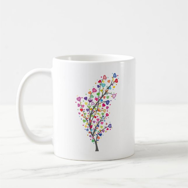 Mug Arbre d'amour et d'harmonie (Gauche)