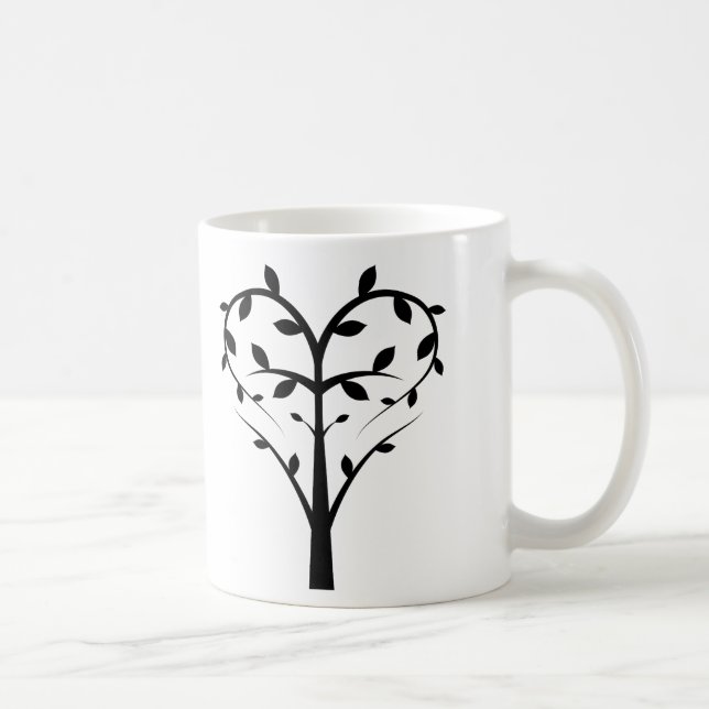 Mug arbre d'amour orné (Droite)