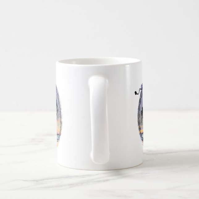 Mug Arbre de déesse dans chaque direction au coucher d (Poignée)