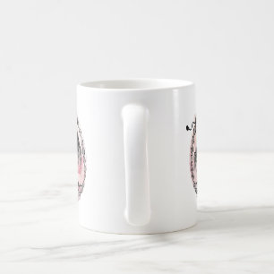 Mug Arbre de déesse dans chaque direction sur rose
