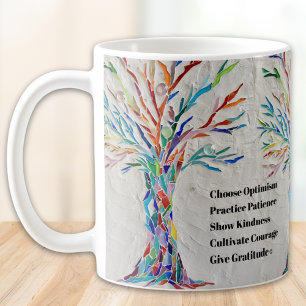 Mug Arbre de devis motivationnel
