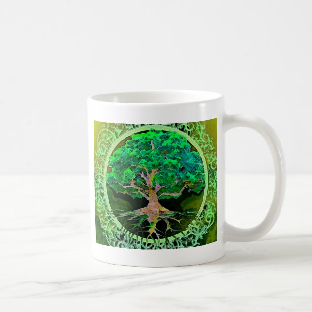 Mug Arbre de la patience de la vie (Droite)