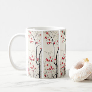 Mug Arbre de Magnolia par Kobayashi Kokei, nature Vint
