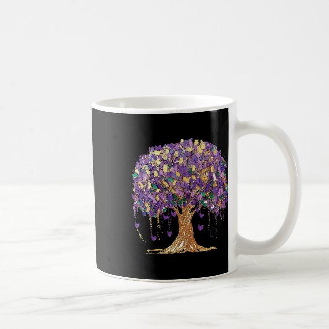 Mug Arbre de Mardi Gras Perles Nouvelle-Orléans 2025 A (Droite)