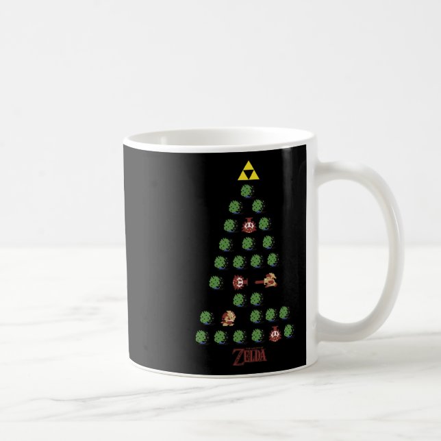 Mug Arbre de Noël 8 bits (Droite)