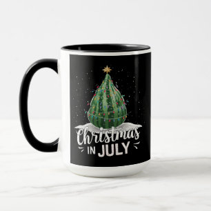 Mug Arbre de Noël à la pastèque Noël en juillet Eté