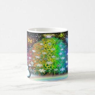 Mug Arbre de Noël Arc-en-ciel avec Trimmins