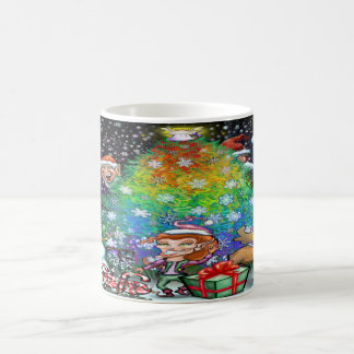 Mug Arbre de Noël Arc-en-ciel avec Trimmins