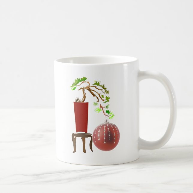Mug Arbre de Noël Bonsai (Droite)