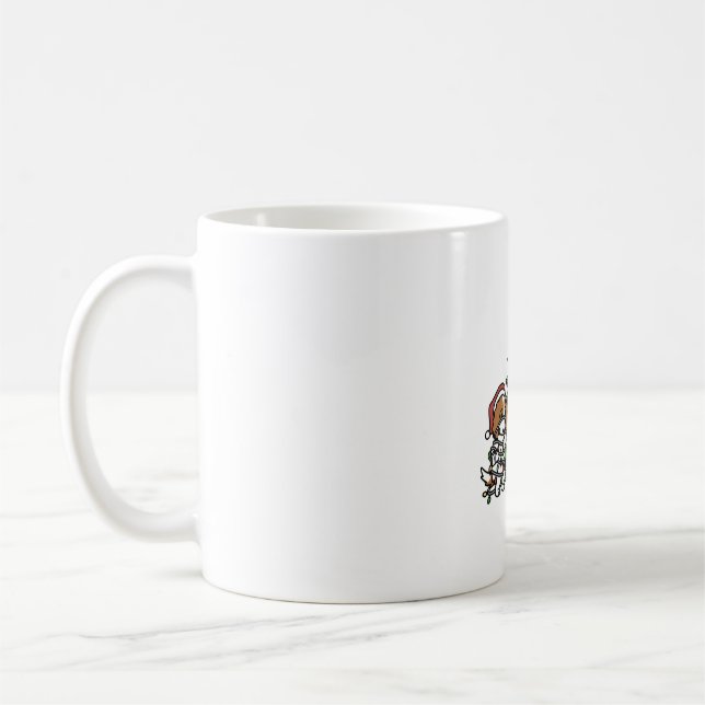 Mug Arbre de Noël Cavalier King Charles Spaniel (Gauche)