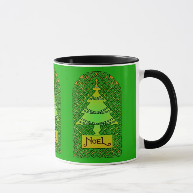 Mug Arbre de Noël celtique (Droite)
