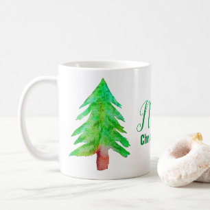 Mug Arbre de Noël couleurs funèbres modernes