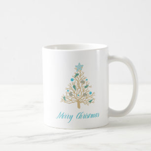 Mug Arbre de Noël de coquillage de Joyeux Noël
