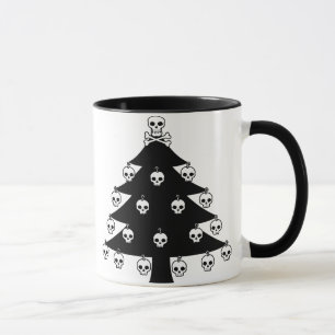 Mug Arbre de Noël de crâne