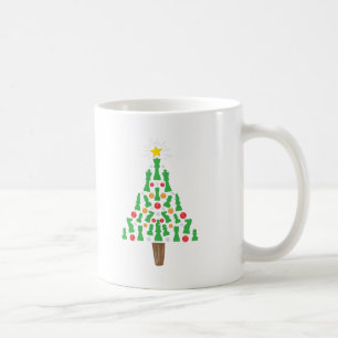 Mug Arbre de Noël de la pièce d'échecs