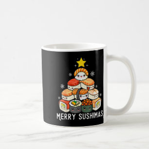 Mug Arbre de Noël de sushi mignon rapide pour les homm