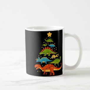 Mug Arbre de Noël dinosaure Dino Trex Amateur de dinos
