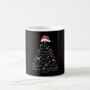 Mug Arbre de Noël Equations Mathématiques Xmas Vacance