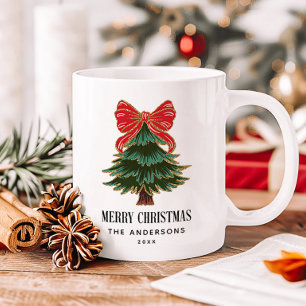 Mug Arbre de Noël Famille Joyeux Noël