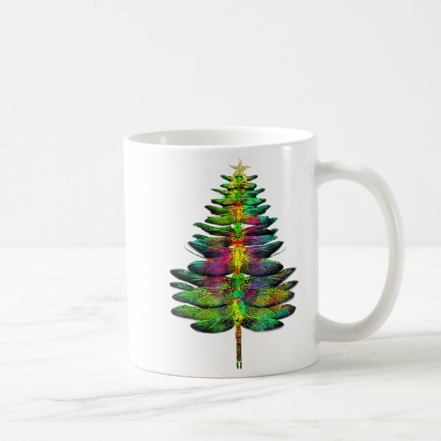 Mug Arbre de Noël Libellule Noël Libellule (Droite)