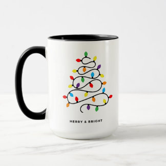 Mug Arbre de Noël Lumières de Noël Musique