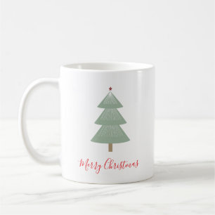 Mug Arbre de Noël moderne & Joyeux Noël