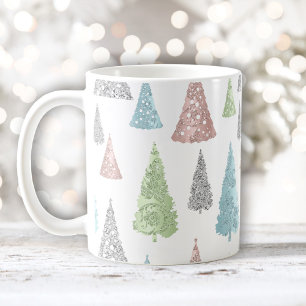 Mug Arbre de Noël Motif Parties scintillant élégante P