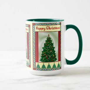Mug Arbre de Noël, Noël heureux