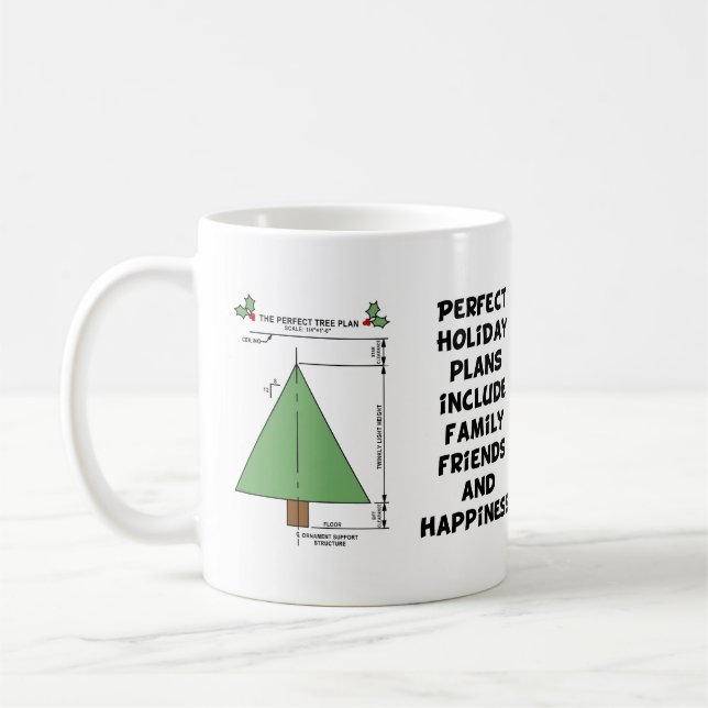 Mug Arbre de Noël parfait (Gauche)