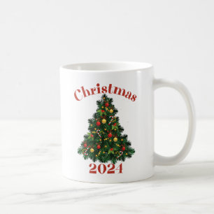 Mug Arbre de Noël personnalisé, Fête
