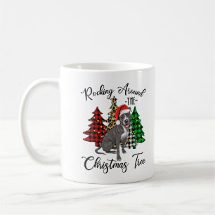 Mug Arbre De Noël Pitbull Dog Chri