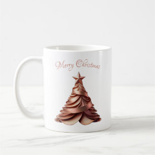 Mug Arbre de Noël Rose élégant moderne
