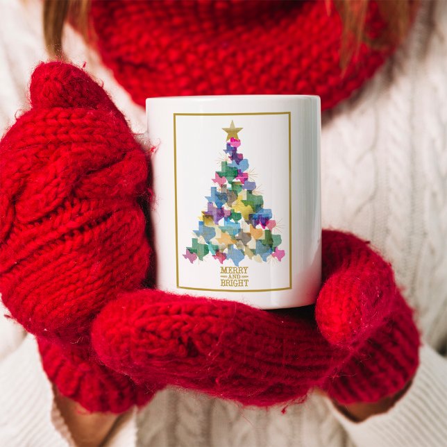 Mug Arbre de Noël rustique du Texas (Créateur téléchargé)
