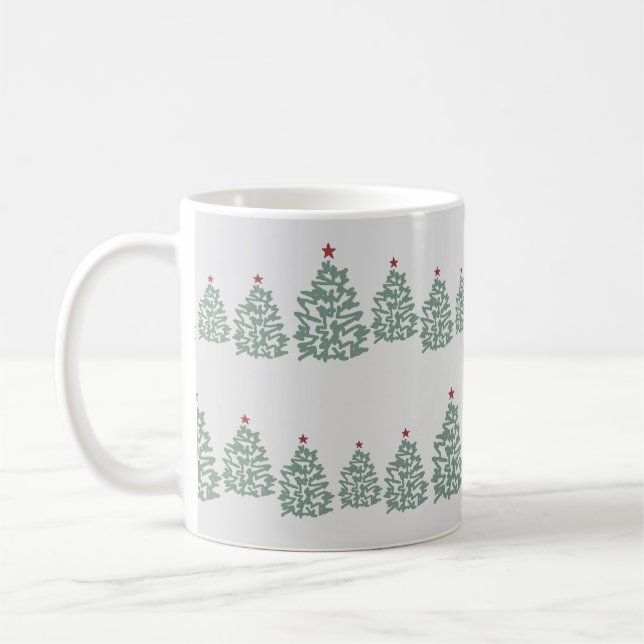Mug Arbre de Noël Scandinave Motif de Noël (Gauche)