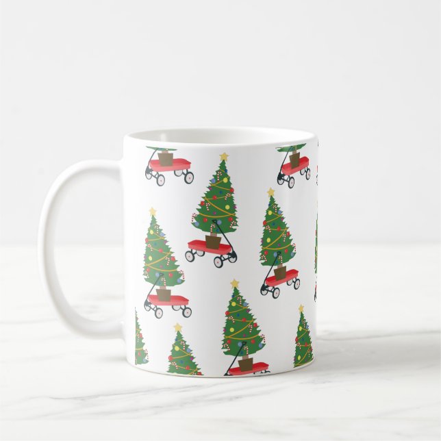Mug Arbre de Noël Wagon (Gauche)
