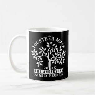 Mug Arbre de réunion de famille, nom et date