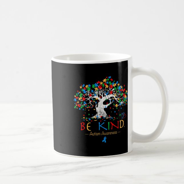 Mug Arbre de Sensibilisation sur l'autisme de vie Mois (Droite)