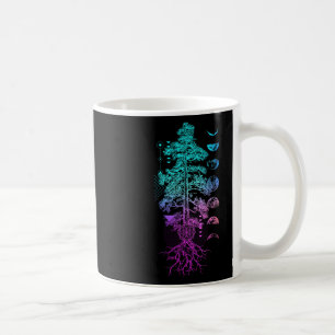 Mug Arbre de Vie Phases de la Lune Yoga Cadeau Chakras