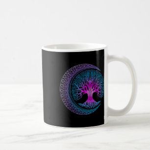 Mug Arbre de Vie Phases de Lune Croissante Mandala Cad