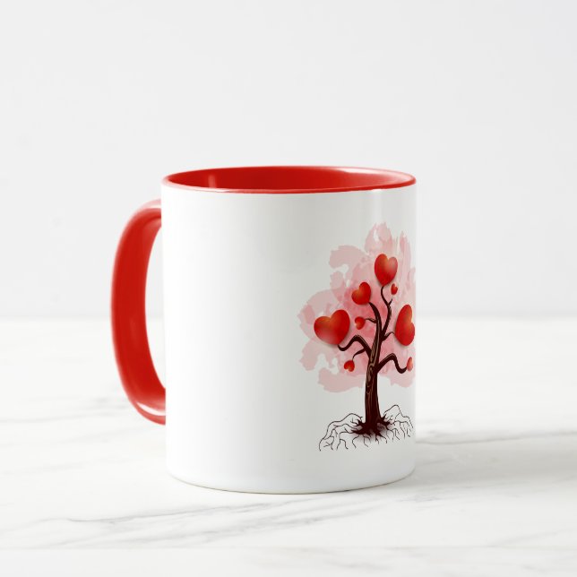 Mug Arbre des coeurs (Devant gauche)