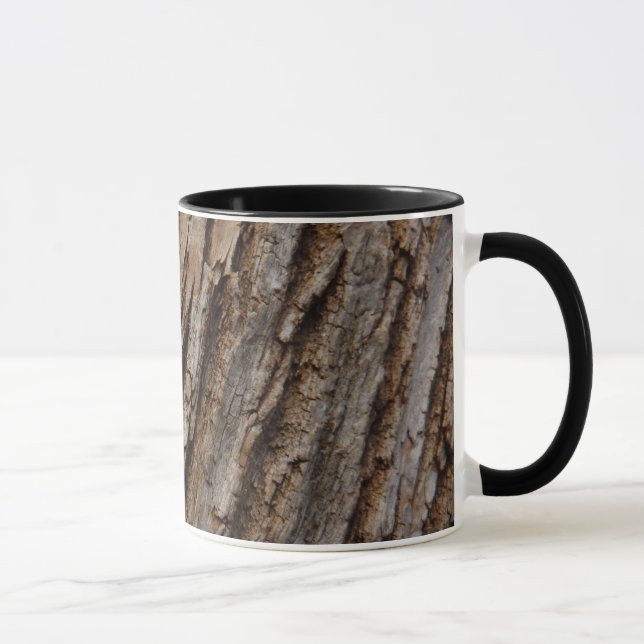 Mug Arbre écorce I Abstrait naturel texturé (Droite)