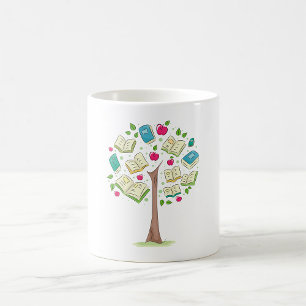 Mug Arbre éducatif de connaissances avec des livres