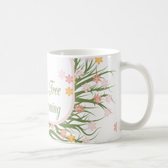 Mug Arbre familial en floraison (Droite)